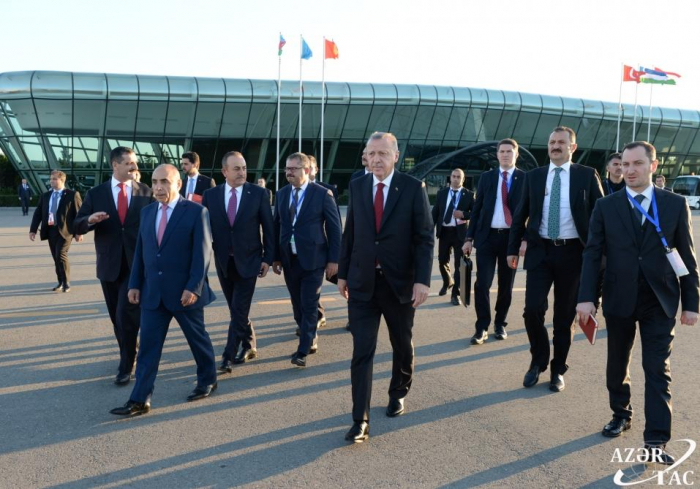 Turkish president ends visit to Azerbaijan