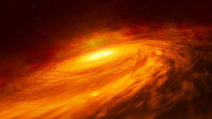  FOTO:  Publican la imagen de una galaxia espiral con forma de platillo volante