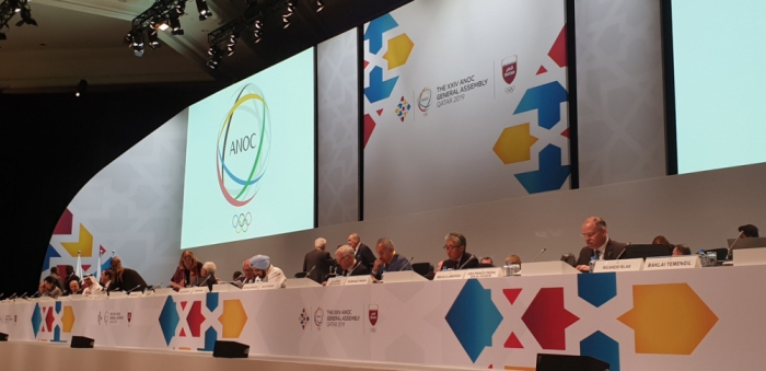   Delegación de Azerbaiyán participa en la Asamblea General de la Asociación de Comités Olímpicos Nacionales  