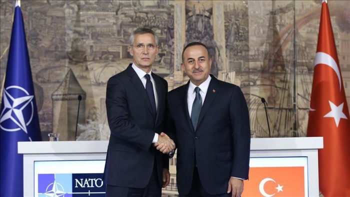 Turkish FM, NATO chief talk N.Syria op pause