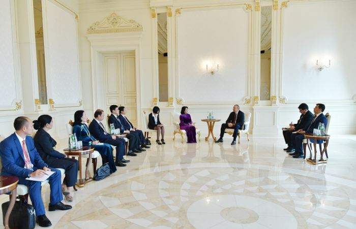 İlham Əliyev Vyetnamın vitse-prezidentini qəbul etdi — FOTOLAR