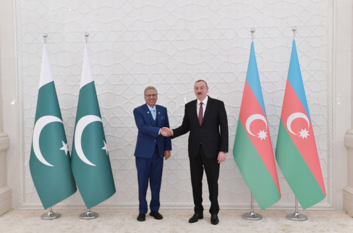   Rencontre des présidents Ilham Aliyev et Arif Alvi  