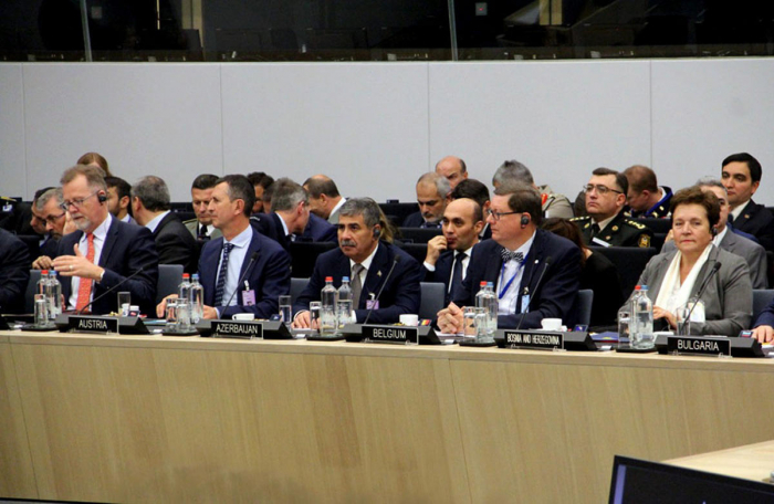   Azerbaijani defense minister attends NATO meeting   