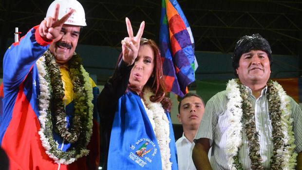 Maduro, Morales y Díaz-Canel, los principales aliados de Kirchner, la felicitan por su triunfo