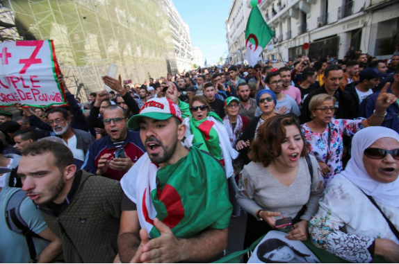 Algerian protesters march on in defiance of 