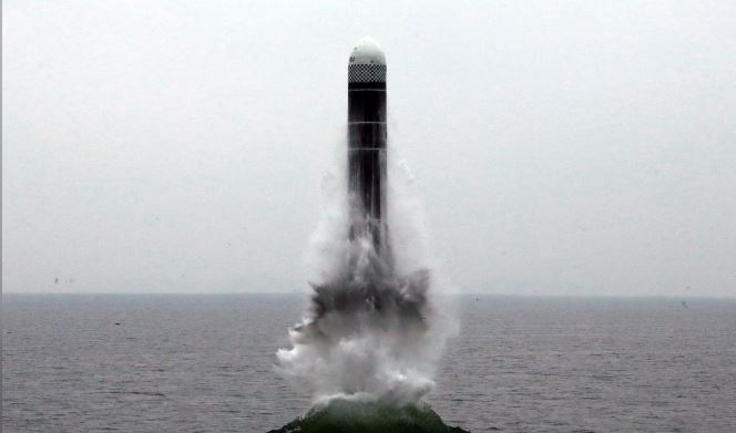   North Korea says successfully tested new submarine-launched ballistic missile  