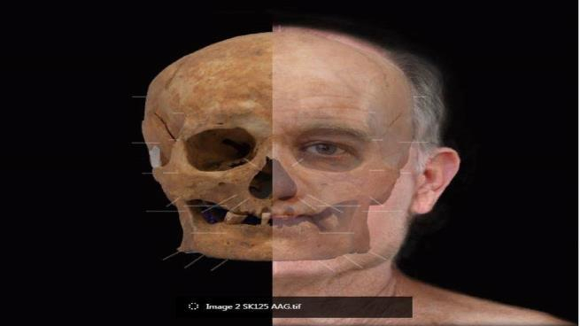 خبراء يعيدون بناء وجه إنسان عاش قبل 600 عام