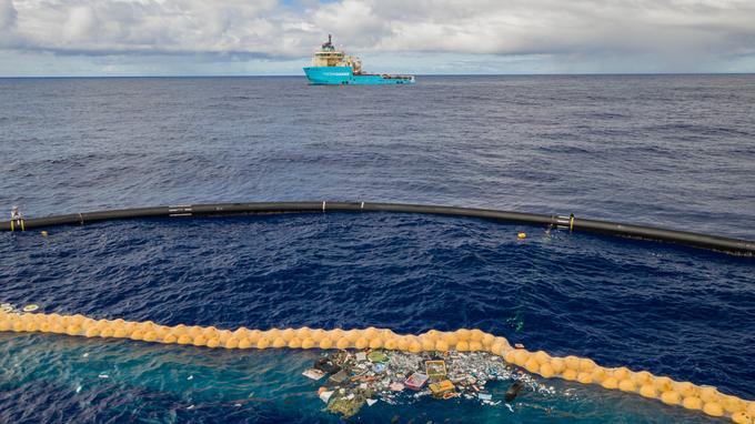 Pacifique: «The Ocean Cleanup» collecte du plastique pour la première fois