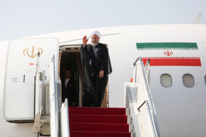  Le président iranien est arrivé en Azerbaïdjan 