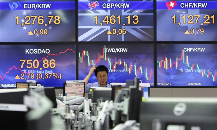 Asian shares rise to three-month highs, dollar waits for Fed