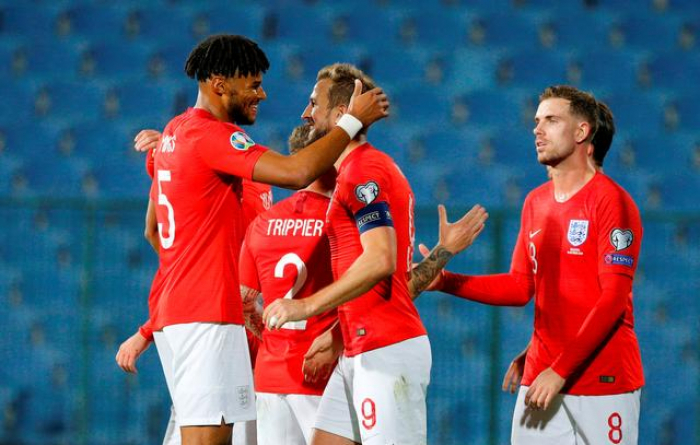 England thrash Bulgaria after game halted over racist abuse  