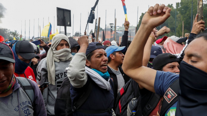 Curfew imposed in Ecuador as indigenous groups lead violent anti-austerity protests