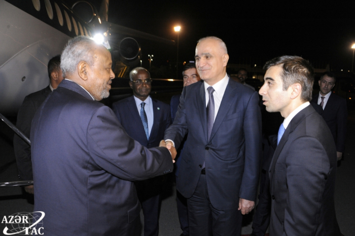   Djibouti president arrives in Azerbaijan  