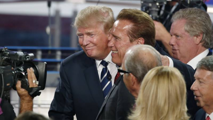 Trump vuelve a acusar a Schwarzenegger de hundir su programa de televisión