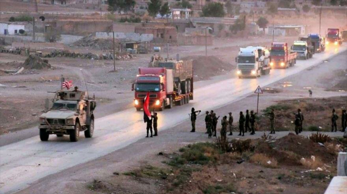 Atacan un convoy militar de EEUU que abandonaba Siria rumbo a Irak