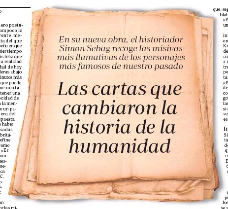 Las cartas que cambiaron la historia de la humanidad