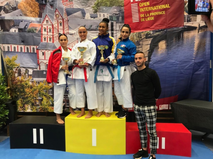   Karatecas azerbaiyanas conquistan dos medallas en el torneo celebrado en Bélgica  