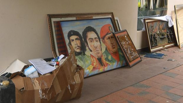 Así ha quedado la casa de Evo Morales después de ser asaltada por los manifestantes