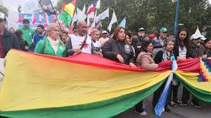   Masiva movilización argentina contra el golpe en Bolivia  