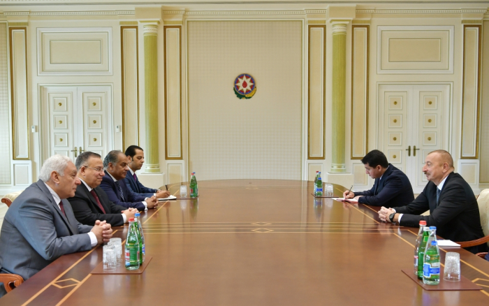   Entretien du président azerbaïdjanais avec le vice-président de la Chambre des représentants égyptienne  