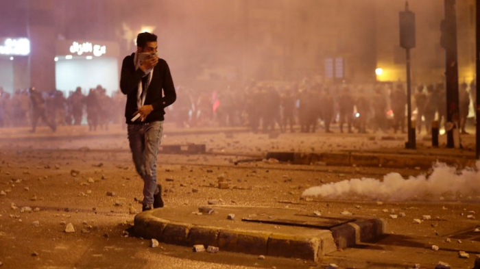 Hisbollah-Anhänger greifen Demonstranten in Beirut an