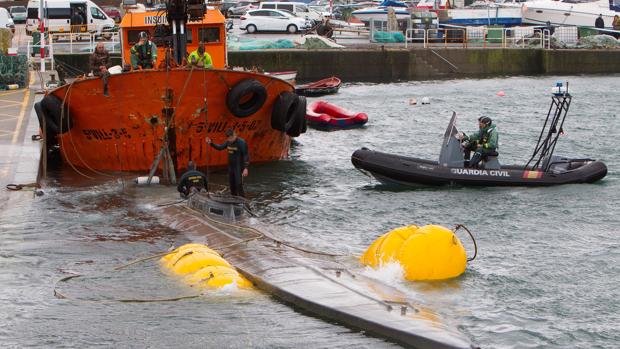 El narcosubmarino cruzó el Atlántico con casi 4.500 kilos de cocaína