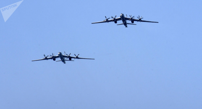 Russische Bomber Tu-95MS unternehmen Patrouille im Asien-Pazifik-Raum – Video