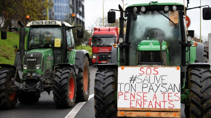   Los agricultores franceses piden mejoras para su sector  