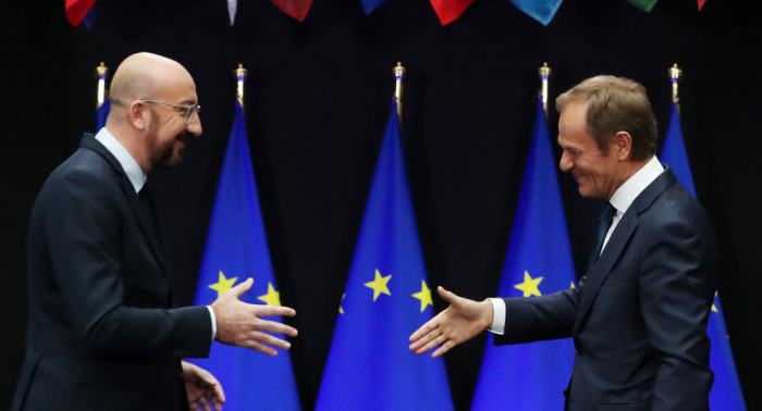 Tusk entrega la presidencia del Consejo de la UE a Charles Michel