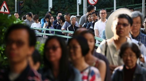 هونغ كونغ تحطم الرقم القياسي لنسبة التصويت في الانتخابات