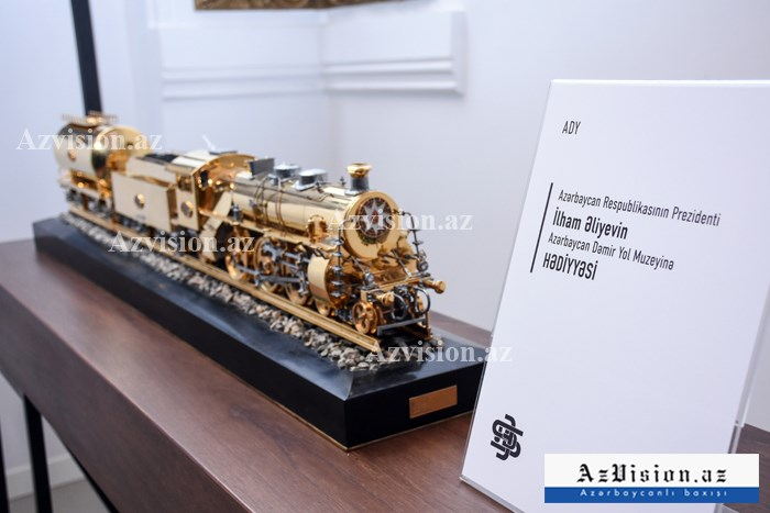  Geschenk von Ilham Aliyev an das Eisenbahnmuseum -  FOTOS (EXKLUSIV)  