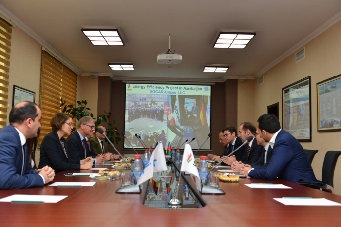   Embajador alemán en Azerbaiyán se familiarizó con los proyectos "Azerikimya"  