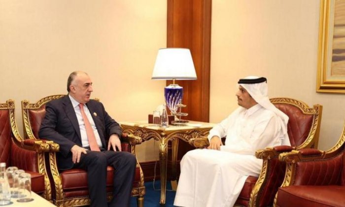   Azerbaijani FM meets with his Qatari counterpart  