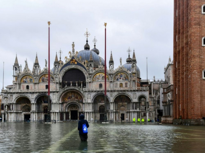  Italie:  les intempéries persistent dans le nord, Venise à nouveau sous les eaux