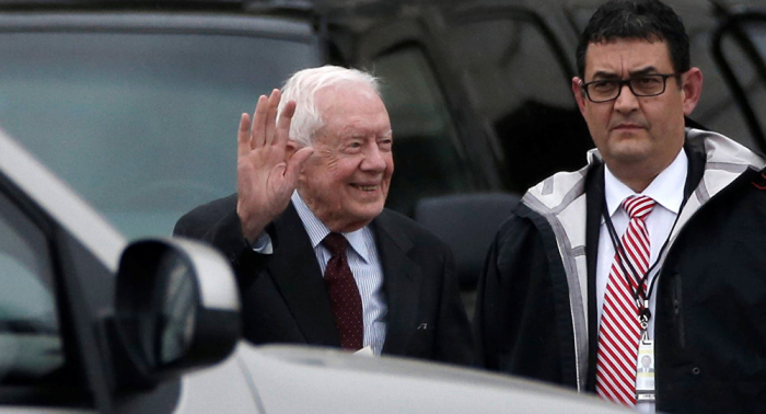 نقل الرئيس الأمريكي الأسبق جيمي كارتر للمستشفى إثر نزيف في المخ