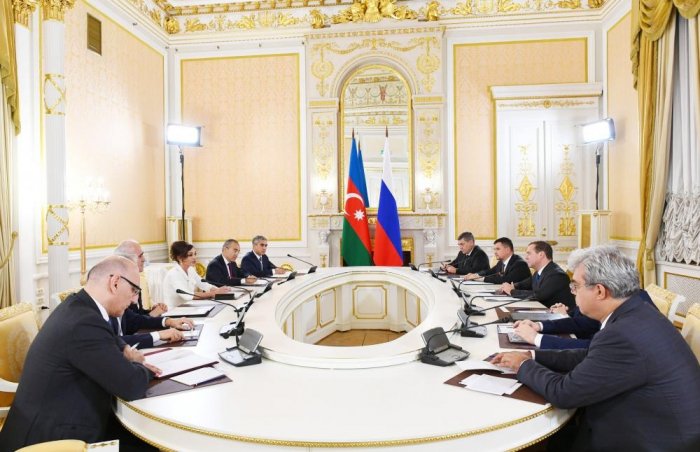   Mehriban Aliyeva met with Chairman of Russian Government Dmitry Medvedev  
