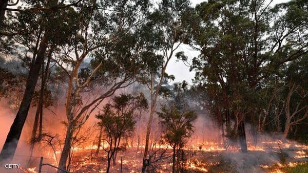 فرق الإطفاء الأسترالية تسابق الزمن للسيطرة على الحرائق