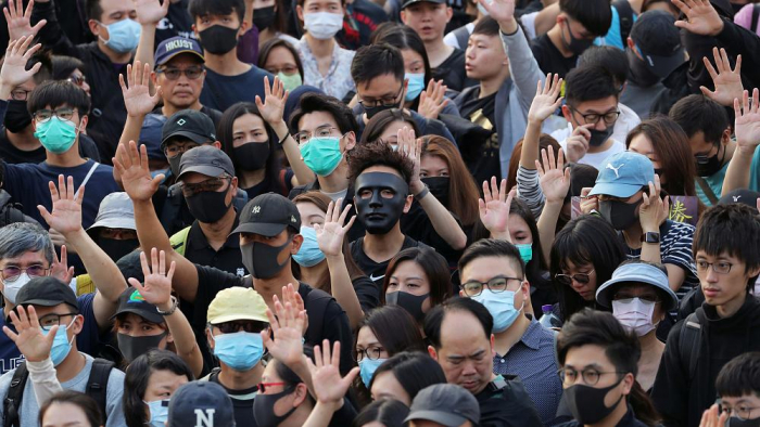   Hong Kong marchers keep pressure on Lam after local vote-   NO COMMENT    