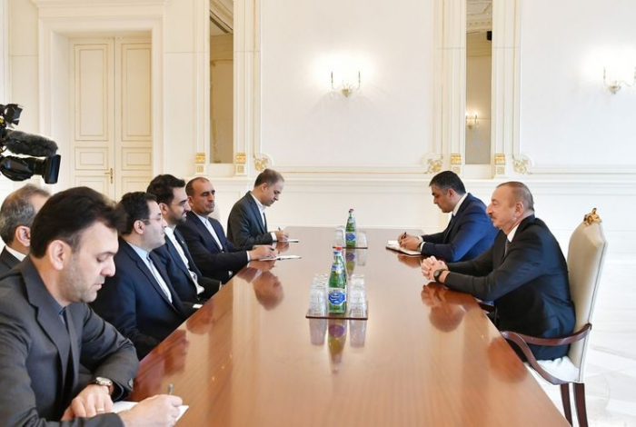  Le président Ilham Aliyev a reçu le ministre iranien des Technologies de l’information