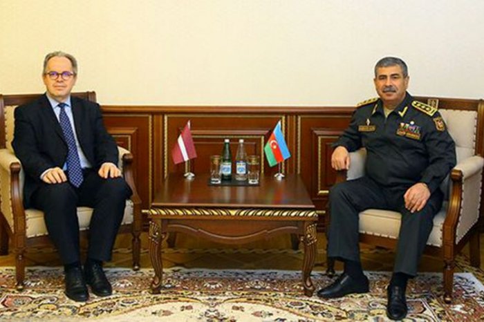  Azerbaijan, Latvia discuss expansion of military ties 