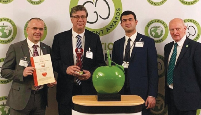  TANAP receives “World Leader” and “Green World Ambassador” awards 