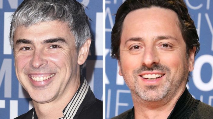 Google founders Larry Page and Sergey Brin step back from top roles