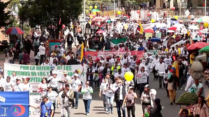Se realiza un nuevo paro nacional en Colombia