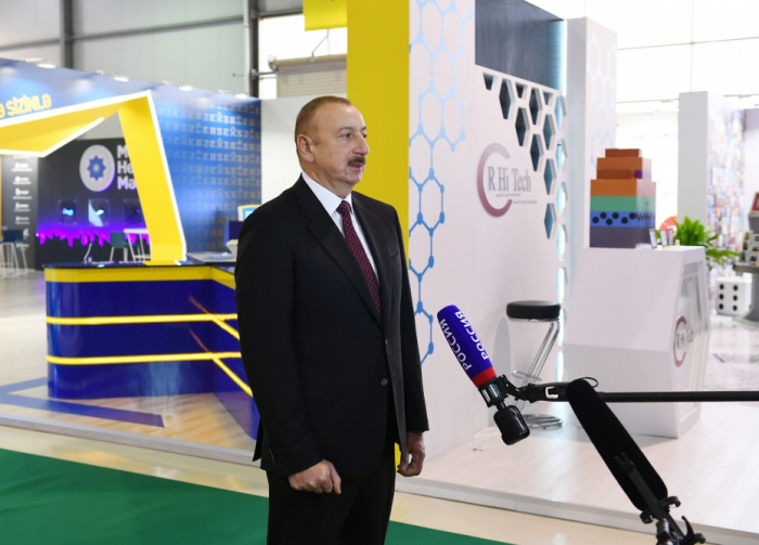   Ilham Aliyev a répondu aux questions de la chaîne de télévision Rossia-24  