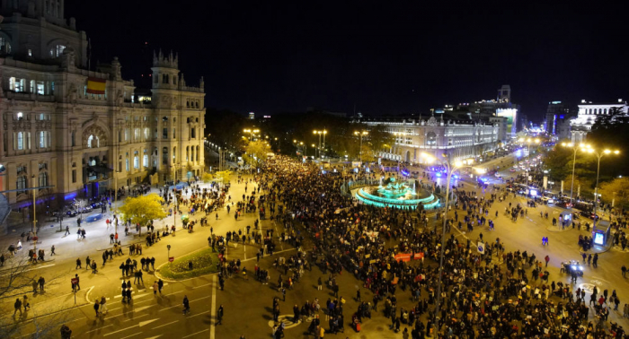 Tausende Menschen protestierten in Madrid gegen Klimawandel