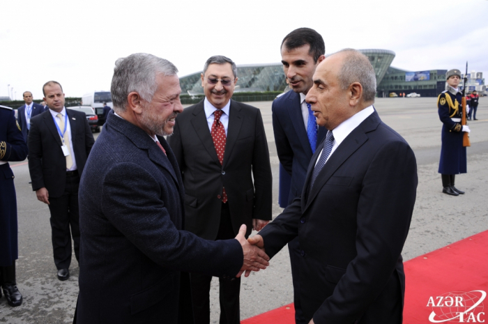   King Abdullah II of Jordan arrives in Azerbaijan for official visit  