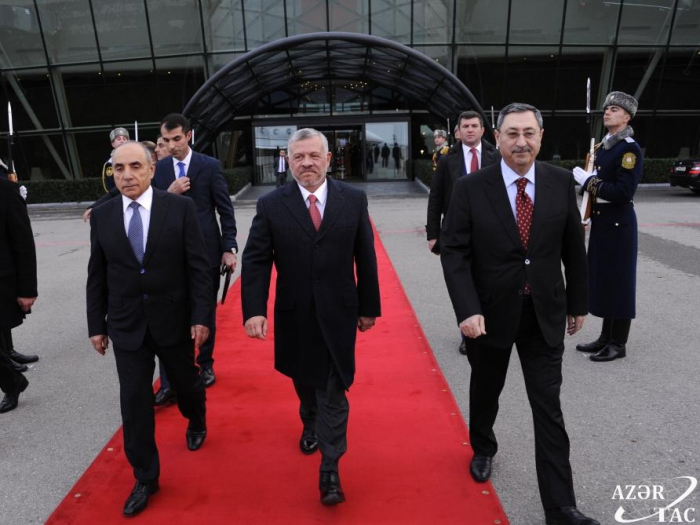   King Abdullah II of Jordan completes official visit to Azerbaijan  