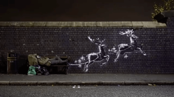 Banksy dévoile un nouveau street art accompagné d’un beau message sur la solidarité 