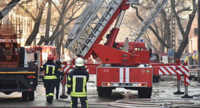 Aumenta el balance de víctimas por el incendio en un instituto de Odesa