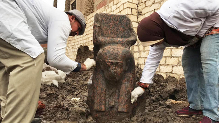   FOTOS:   Encuentran en Egipto uno de los bustos del faraón Ramsés II más raros descubiertos hasta la fecha